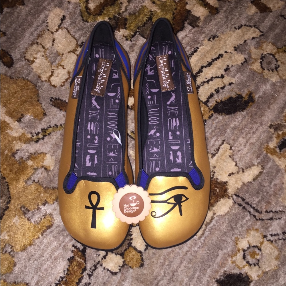 Hot Chocolate Design Flat Shoes